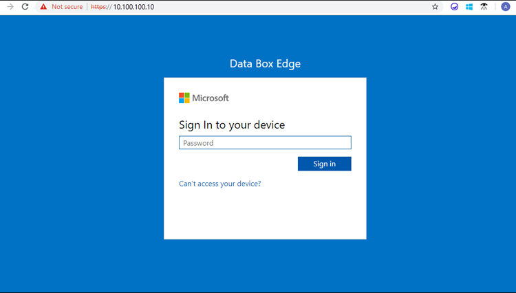 Microsoft Data Box Edge