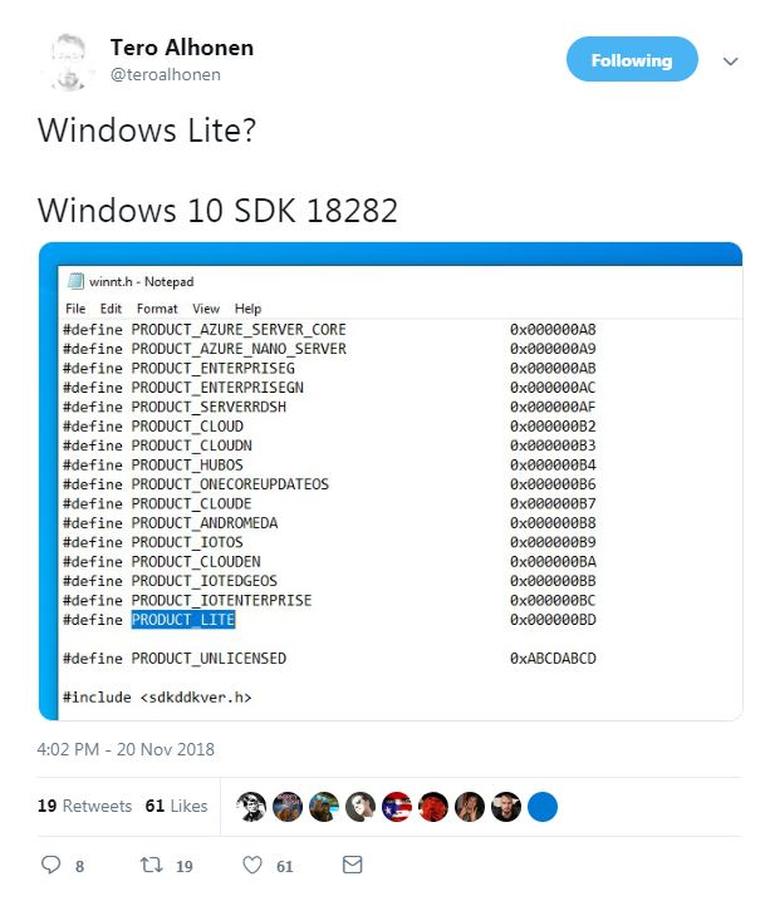 windows lite