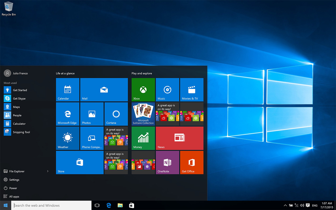 Windows 10 Features