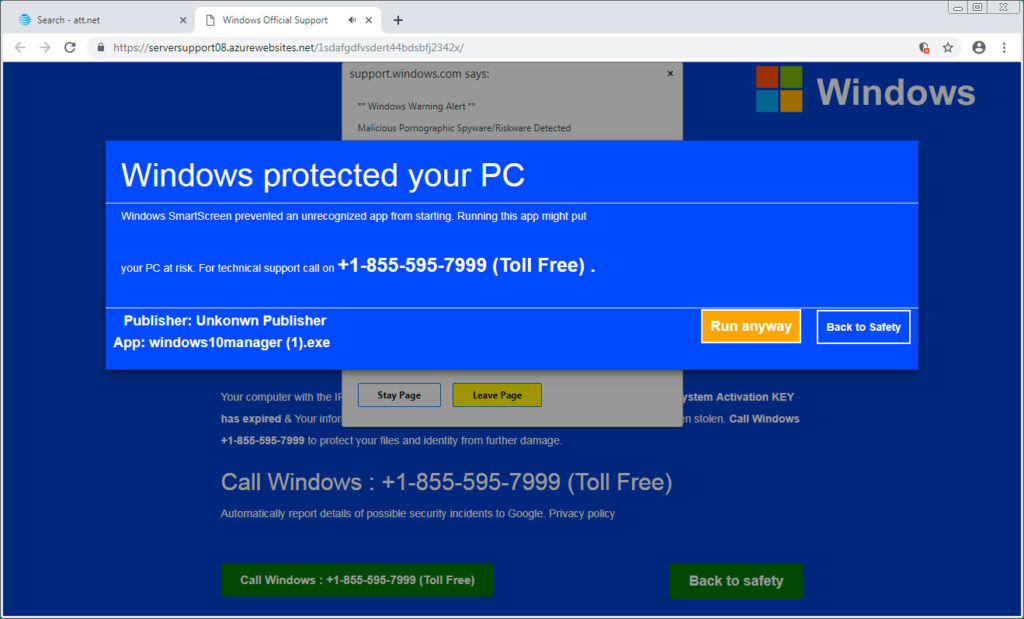 microsoft windows license key expired scam