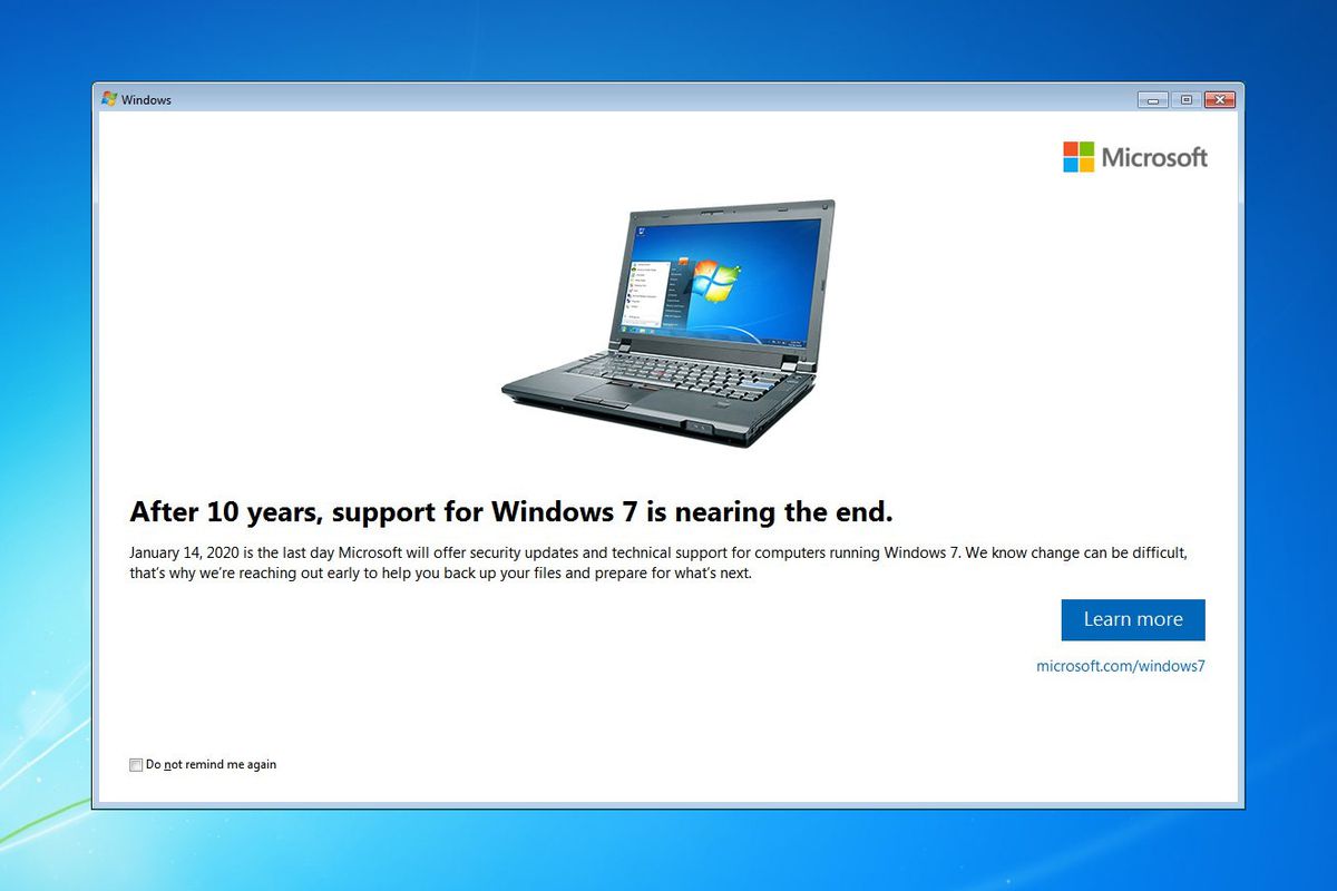 Windows 7 Support Image