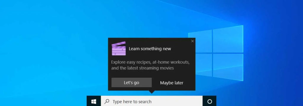 Bing Ad Windows Search