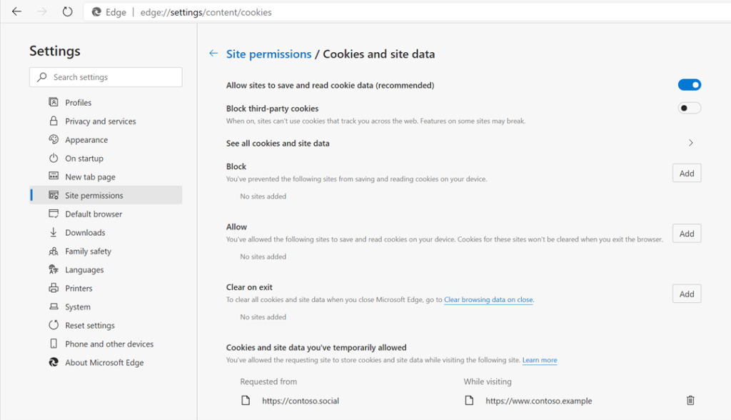 Edge Storage Access API