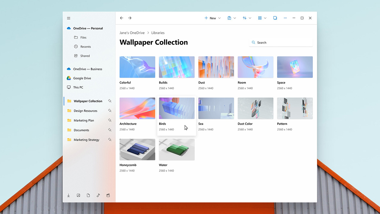 File Explorer Concept