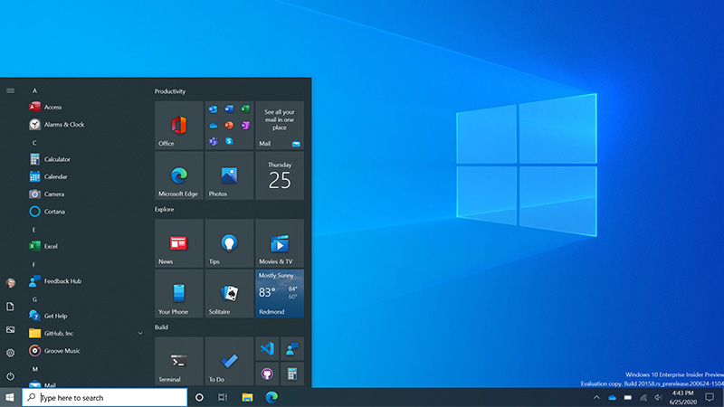 New Start Menu