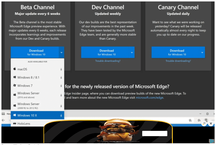 Windows 10x Insider channels can now be installed on Windows 10X